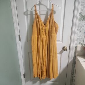 Elegant Yellow Sundress